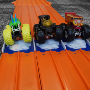 Hot Wheels Super 6 Lane Raceway with Monster Truck Rock Climb add-on for thrilling obstacle courses