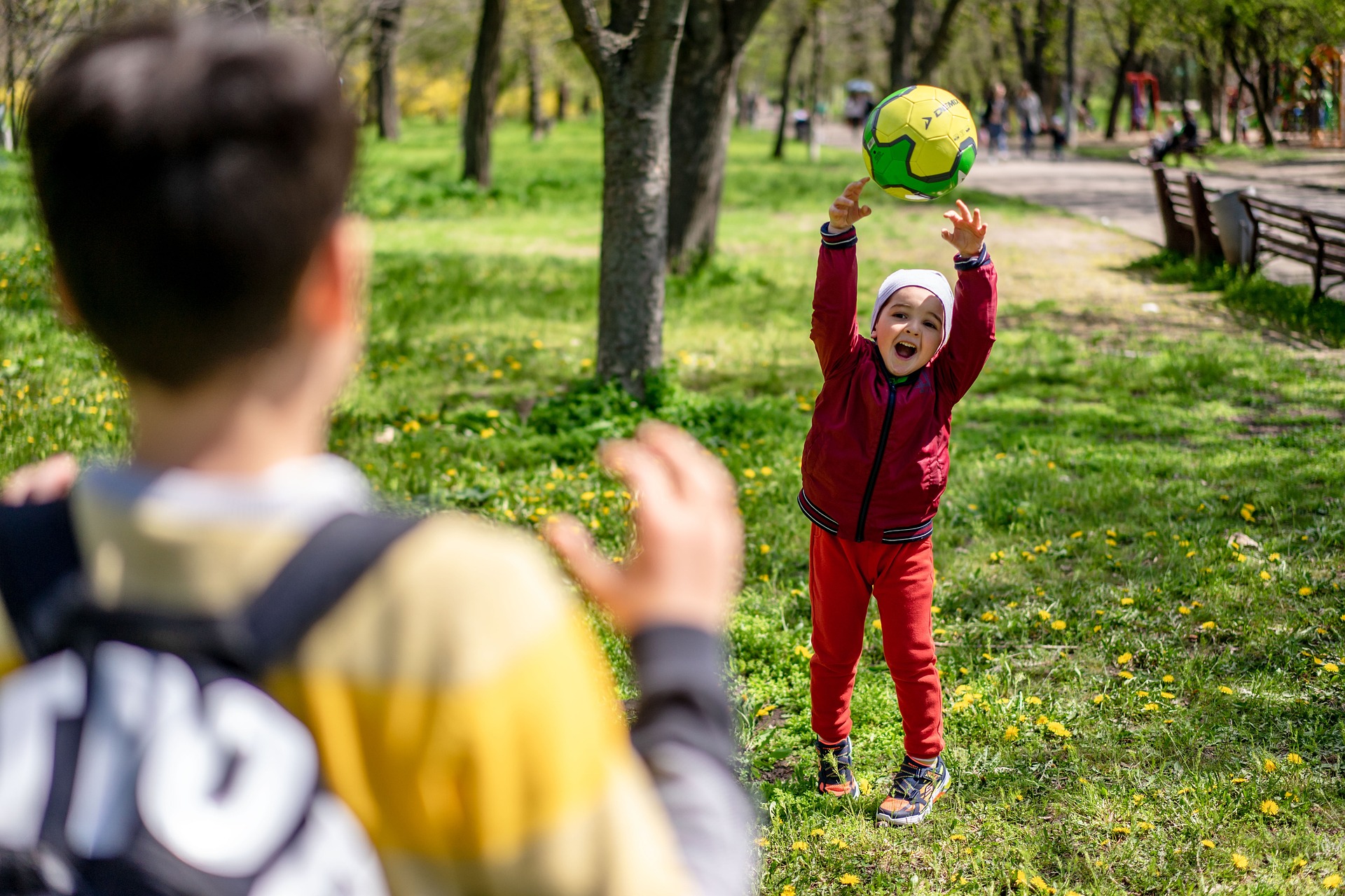 Language Skills Through Play: Open ended ball toy