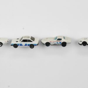 Invisible Wall Display Mounts for 1/64 scale cars, made from eco-friendly PLA Plastic, designed to create a floating effect for your Hot Wheels and Matchbox collections