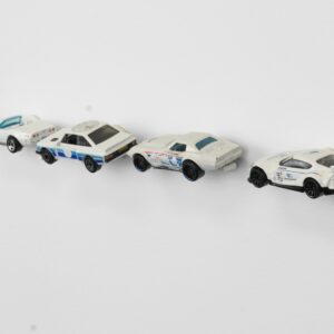 Invisible Wall Display Mounts for Hot Wheels and Matchbox cars, creating a floating effect, made from eco-friendly PLA plastic