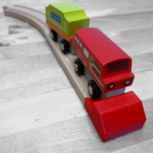 Wooden Train Stopper – Wooden Train Track